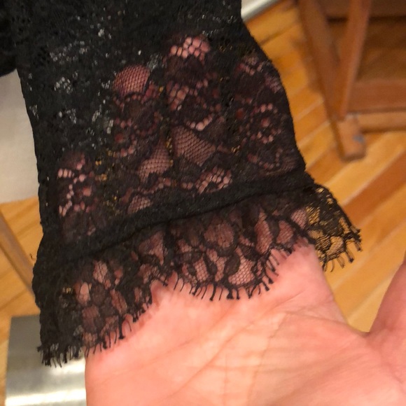 WOLFORD NWT LACE BUTTON DOWN SHIRT - Picture 3 of 8